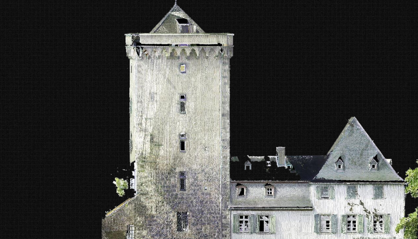 Denkmalschutz: Vermessung am Rheinturm in Zons enthüllt faszinierende Details durch 3D-Laserscanning