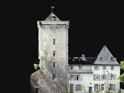 Denkmalschutz: Vermessung am Rheinturm in Zons enthüllt faszinierende Details durch 3D-Laserscanning
