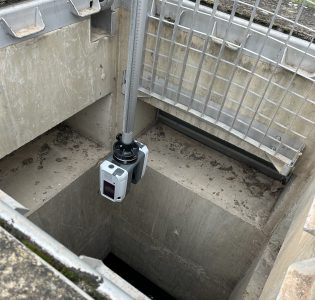 Laserscanning eines Schachts